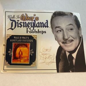 Walk In Walt’s Disneyland Footsteps Tour Commemorative Pin